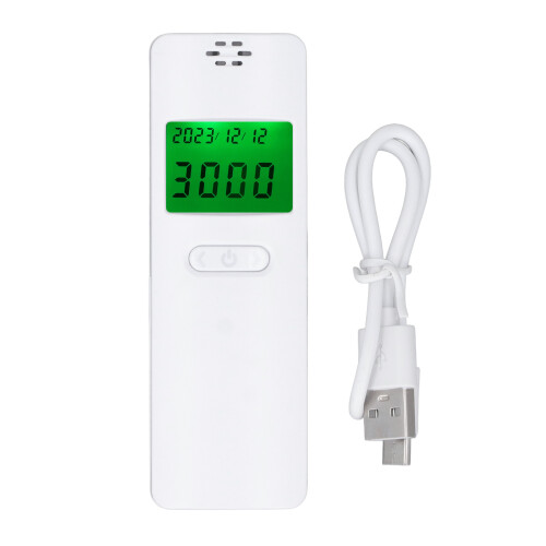 Digital Display Breathalyzer High Accuracy MEMS Sensor Portable Fast Test Personal Alcohol Detector With Abnormal Alarm Function
