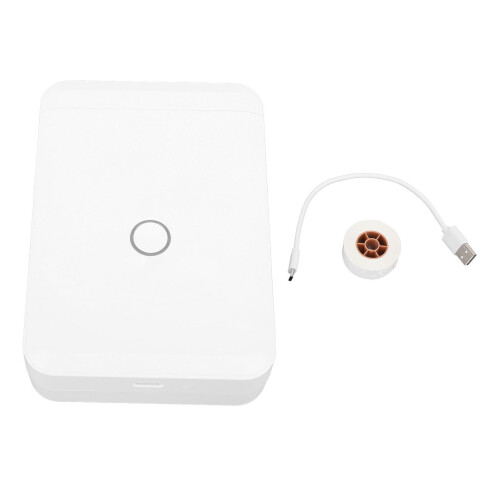 Mini-Etikettendrucker, tintenlos, 1500 mAh, 1