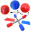 Inflatable Gladiator Game Set  Beach Batons Kit, Battle Outdoor Accessories Inflatable Gladiator Game Batons Set for Beach 5