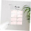 Weekly Plan Messageboard Dry Wipe Board Acrylic Transparent 2