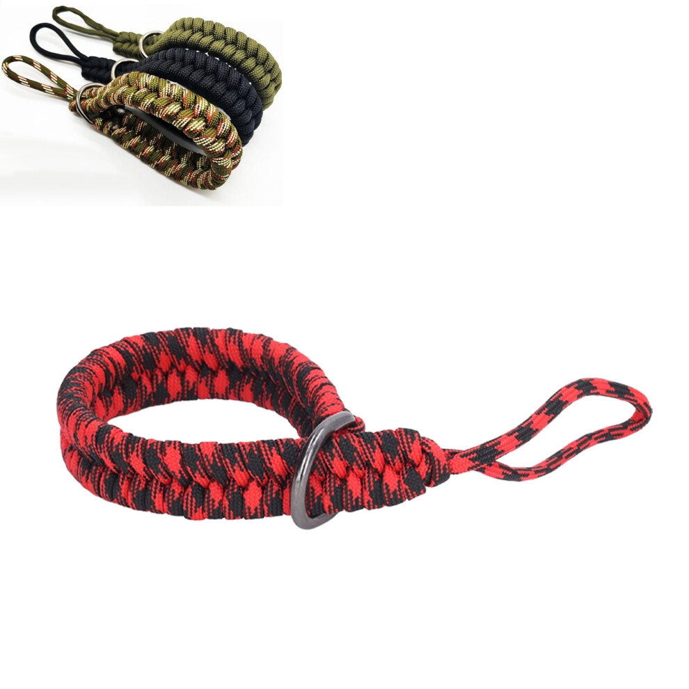 Durable Camouflage Nylon Camera Wrist Strap For Dslr & Mirrorless Use Red 4381381618296