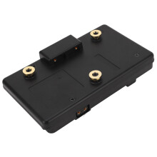 Plaque de batterie à fixation V pour caméra de diffusion, adaptateur V Mount V Lock, compatible port Anton V vers prise de type A D Tap