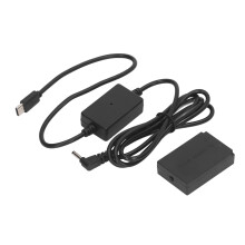 LP E12 Dummy-Akku mit Type-C-Ladegerät für M50 M200 M10 M2, 7,4V-8,4V