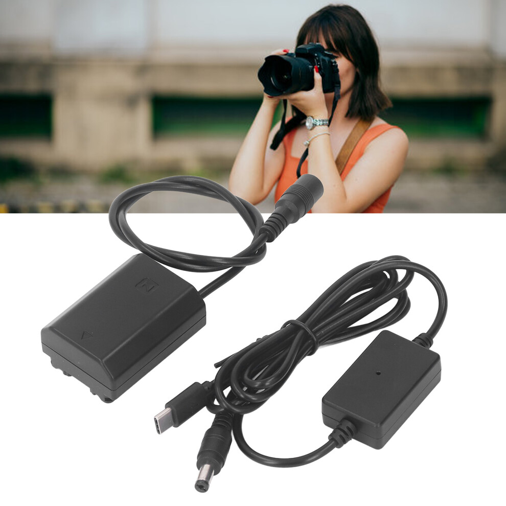 Np Fz100 Dummy Battery Adapter For A7, A9, Fx3 Cameras, Type C Input 9491369387849