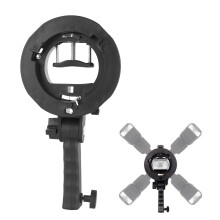 S Type Bracket Holder for Speedlite Flash Softbox Umbrella ABS 475g