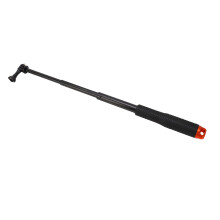 Selfie stick portable en alliage d'aluminum de 9 pouces pour action et téléphone - Orange