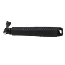 Mini bastone per selfie da 9 pollici nero compatto per action cam e smartphone