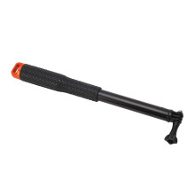 Perche-bras extensible en aluminium pour caméra d’action, Selfie Stick, orange