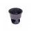 Oypla Oypla Heavy Duty Grey Plastic Rolling Kick Step Stool Non Slip 3