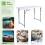 Oypla Oypla Heavy Duty Folding Catering Garden Trestle Table - 4ft, White 8