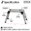 Oypla Oypla 150kg Folding Aluminium Work Platform Step Up Bench Ladder EN131 9