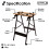 Oypla Oypla Folding Foldable Trestle Work Bench Workbench Portable 100kg 6