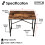 Oypla Oypla 80cm Heavy Duty Industrial Writing Computer Desk Home Office Worktop Table 4