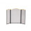 Oypla Oypla Heavy Duty Steel 3 Panel Fire Screen Spark Guard 14