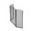 Oypla Oypla Heavy Duty Steel 3 Panel Fire Screen Spark Guard 4