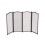 Oypla Oypla Heavy Duty Steel 4 Panel Fire Screen Spark Guard 10