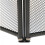 Oypla Oypla Heavy Duty Steel 3 Panel Fire Screen Spark Guard 15