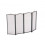 Oypla Oypla Heavy Duty Steel 4 Panel Fire Screen Spark Guard 9