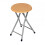 Oypla Oypla Wooden Folding Breakfast Kitchen Bar Stool Seat 9