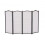 Oypla Oypla Heavy Duty Steel 4 Panel Fire Screen Spark Guard 8
