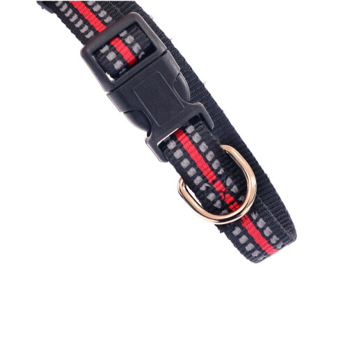 Oypla Oypla Red Adjustable Comfortable Reflective Red Dog Collar 2