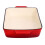 Oypla Oypla 39cm Cast Iron Roasting Pan Enamel Casserole Dish Oven Baking Roaster 5