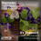 Oypla Oypla Artificial Garden Hanging Wicker Basket with Multicoloured Flowers 16