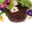 Oypla Oypla Artificial Garden Hanging Wicker Basket with Multicoloured Flowers 13
