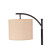 Oypla Oypla Black Floor Standing Lamp Reading Light with Linen Fabric Lampshade 7