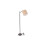 Oypla Oypla Black Floor Standing Lamp Reading Light with Linen Fabric Lampshade 5