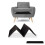 Oypla Oypla 1 Seater Armchair Sofa Couch Protector Support Board Seat Saver 2