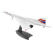 1/200 Concorde Supersonic Passenger Airplane British Airways Display Model for Collection