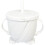 DoubleEar AntiDrop Silicone Snack Straw Cup, LeakProof, FoodGrade (White) 2