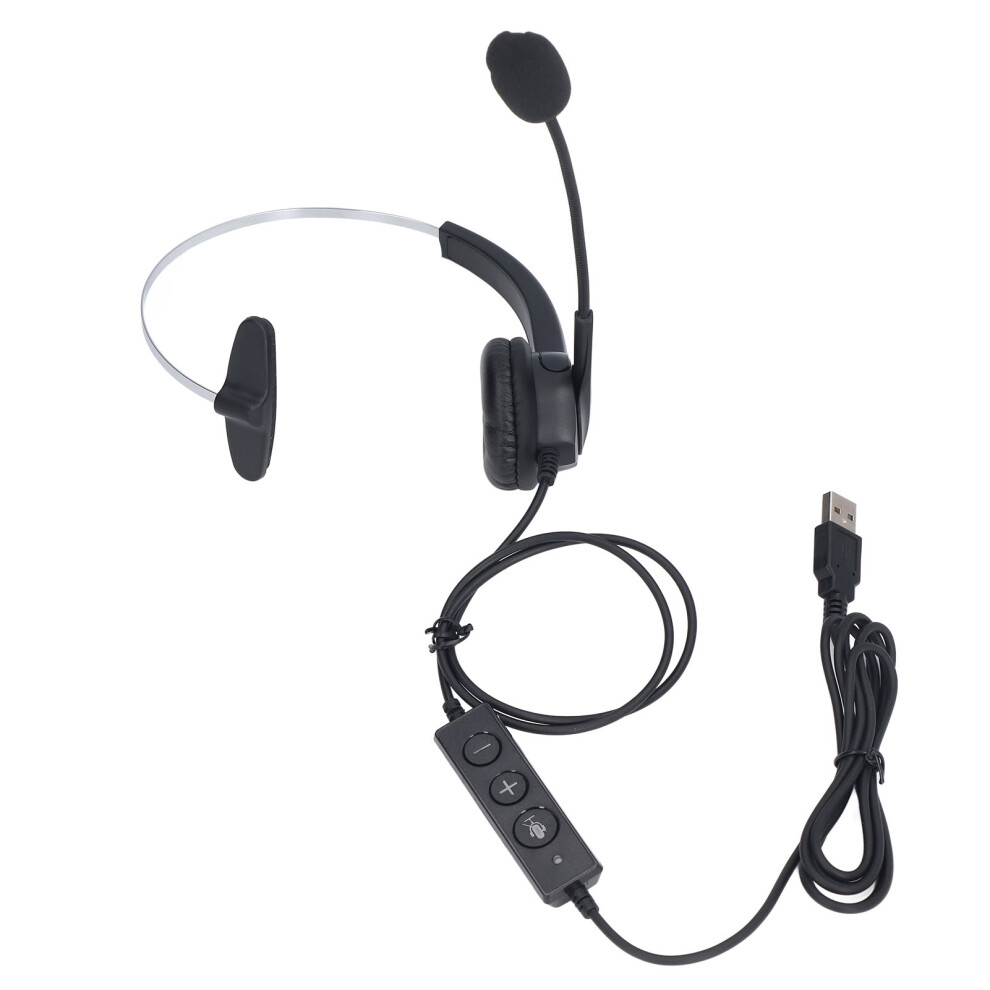 Noise Reduction Wired Call Center Headset, Ergonomic Abs Design 5061374591452