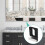 Mirror Hanging Kit, Heavy Duty Wall Mounting Hardware, 10Piece Mirror Clips, Single Hole, Secure Mount, Silver 2