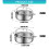 Doppelseitiger Hot Pot aus Edelstahl mit-28cm Doppelsuppengefäß 4