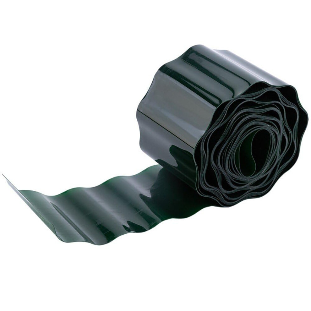 Garden Edging Border, Flexible Lawn Edging, 900 Cm Long By 20 Cm Wide, Plastic, Keeps Edges Neat, For Flower Beds 9412369961549