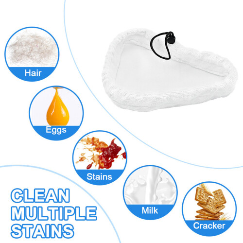 3/6/8Pcs Microfiber Mops Cleaner Pad Mopping Cloth-8pcs 2