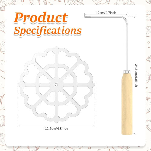 Rosette Timbale Iron Set Unique Bunuelos Molds Durable Rosette 2