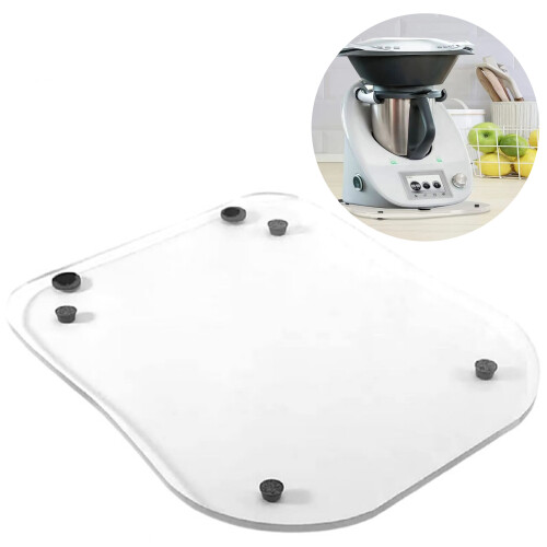 Mobile Table Pad Stand Mixer Cooker Acrylic Sliding Board for 1