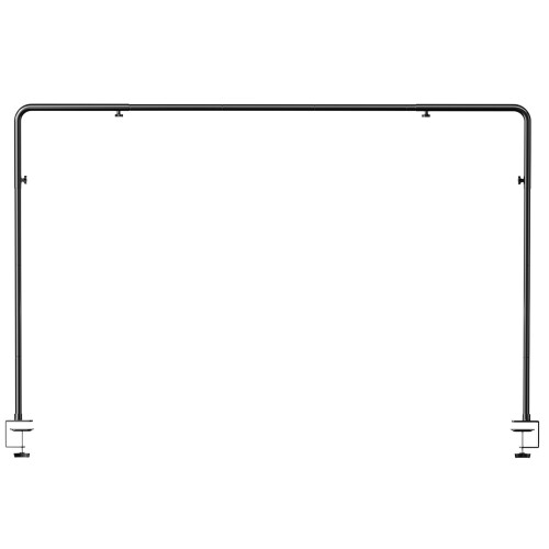 Versatile Adjustable Iron Stand For Party Decoration Over-Black