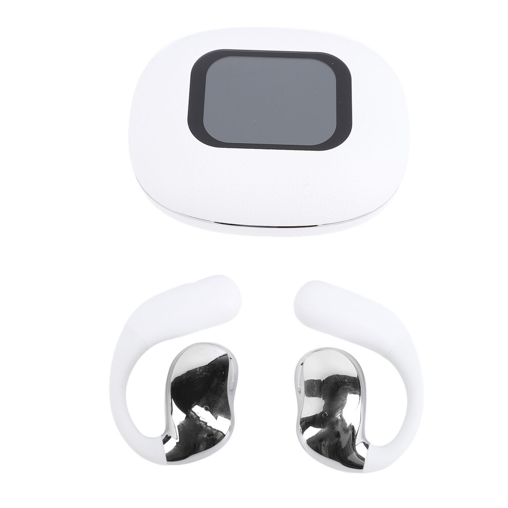 Open Earbuds Wireless Clip On Noise Cancelling 5.4 Headphones White 4641378408065