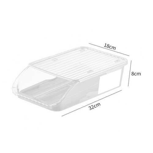 Transparentes Auto-Roll-Ei-Organizer Stapelbare Kunststoff-Ei-Aufbewahrungsbox 1