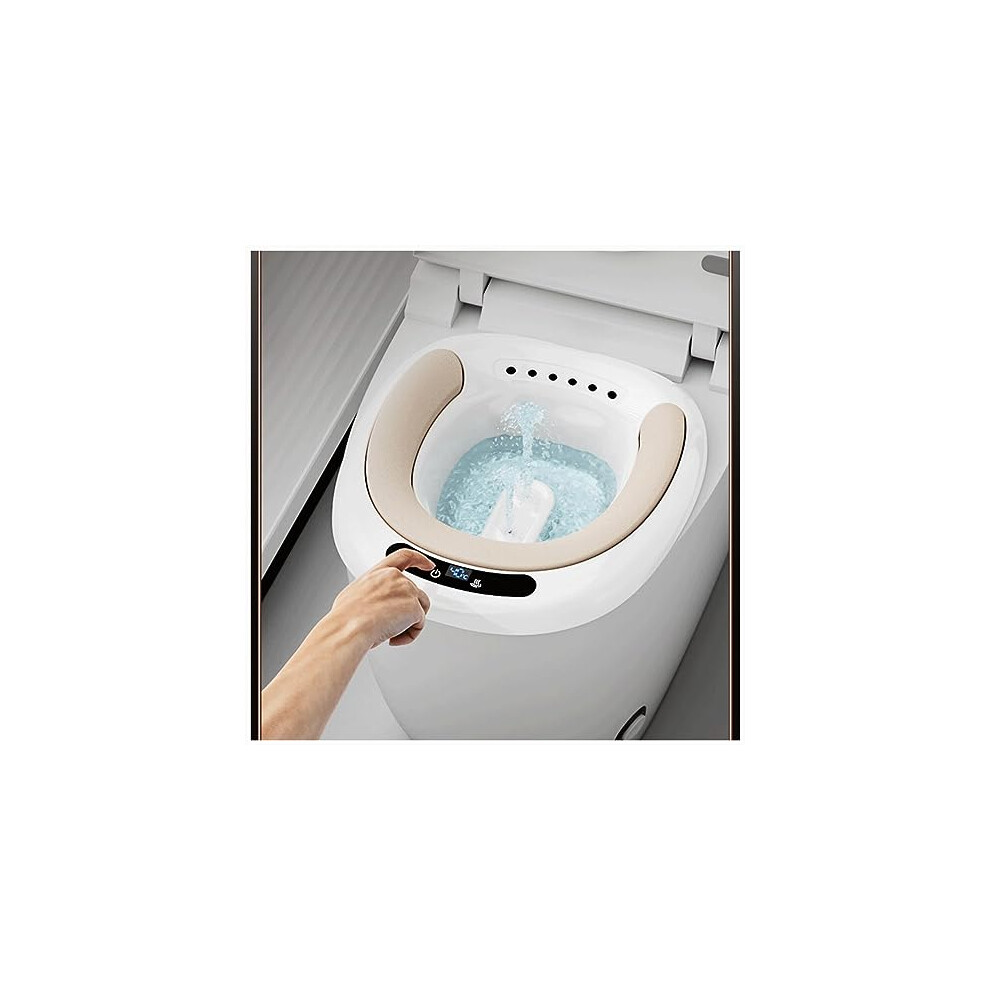 Hemorrhoid Seat Bath  Electric Seated Bath Set for Perineal Care  Hanging Toilet Bidet for Pregnancy Care and AntiOverflow Relief