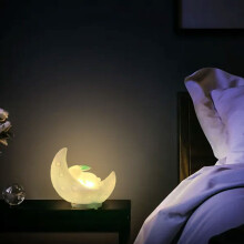 Lampada Notturna con Cambio di Colore, Diffusore Bluetooth in Silicone per Comodino per Camera da Letto