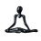 Künstlerische abstrakte Denker-Figur,-Schwarz 2 7