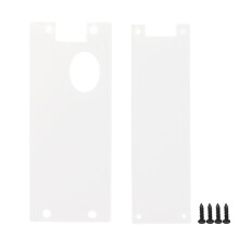 Simple Installation Aluminium Finger Plate For Exterior Doors, Protective Heavy Duty Steel Cover Ensuring Style Curb Appeal, Blank Filler Plate With R
