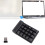 Wireless 19-Key Mini Numeric Keyboard for Office & Laptop, 2.4G 16
