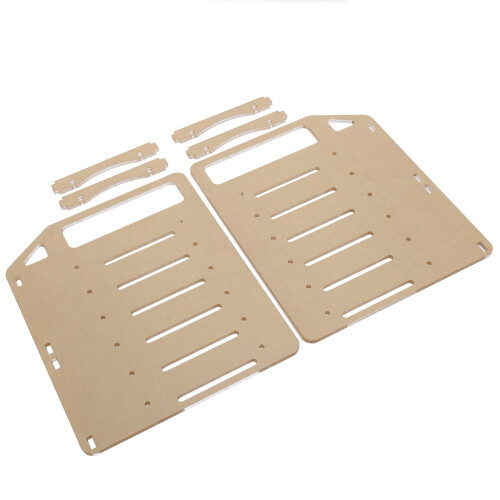 Desktop Computer Acrylic Bracket, Multi Function Rack, Non Metallic Material, For Easy Storage Solutions 2