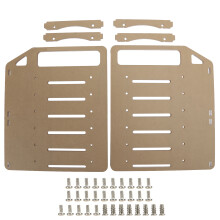 Desktop Computer Acrylic Bracket, Multi Function Rack, Non Metallic Material, For Easy Storage Solutions